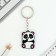 Acrylic keychain "Panda", 3.5 x 10 cm