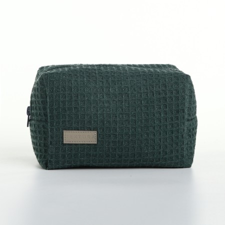TEXTURA lightning cosmetic bag, green color-3