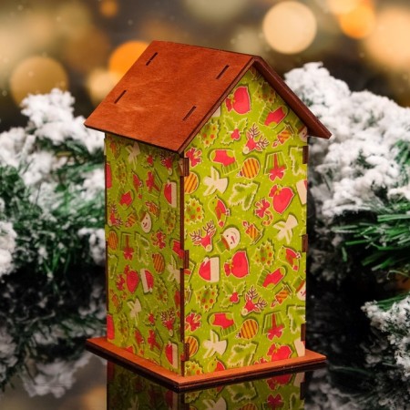 Tea house "New Year's gifts", 8.5x9x18cm-3