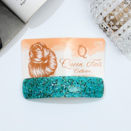 Halfish hair clip "Veta" style of specking, 9 cm, mix-3