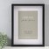 Photo frame MDF "Valerie" 30x40 cm with a paspartt 21x30 cm, black (plastic screen)