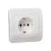 Single Luazon Lighting "Orion", 16 a, hidden, with salary, white
