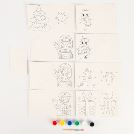 New Year's gift set for creating Christmas tree decorations "New Year!", 18 toys-2