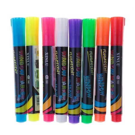 Cretaceous marker for glass, LED, mix-1
