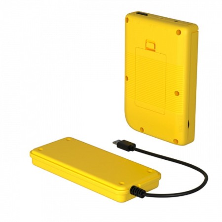 Game console MaxVI GSP-01, with a gamepad, AV cable, 8 bits, 500 games, yellow-4