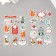 Stickers for creativity "New Year's friends" set 2 sheets 22x12.5 cm