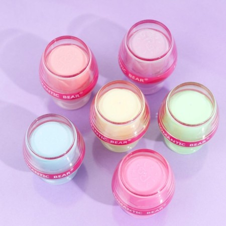 Lip balm "glass", a mix of flowers and aromas, glowing in the dark-9