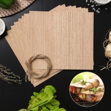 Grill-paper made of wood, 20 × 18 cm, 8 pcs/pcs, oak