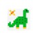 Designer Classic "Mosaic No. 3. Dinosaurs ", 350 details, in the package