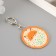 Acryl keychain "Fox in daisies" 5x5 cm