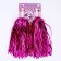 Pompons 2 pcs, lilac color