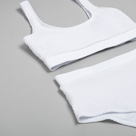 Separate Minaku women's swimsuit with a top color white, size 48-4