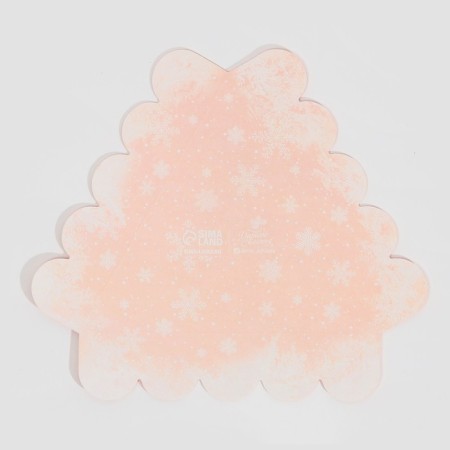 Box for confectionery with PVC Lid "Direct pink", 18 x 18 x 4 cm, new year-7