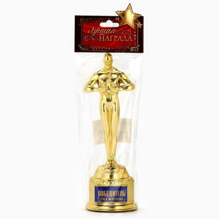 Cup The Award Figure “Winner in Life”, Oscar, Plastic, 18 x 6.3 cm.-5