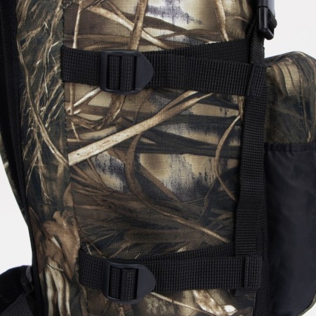 Tourist backpack, 40 l, department on screed with a lace, 3 outer pockets, with extension, Huntsman, Kamysh color-6