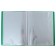 Folder with 40 A4, 500 μm inserts, calligrata, pocket on the spine, green