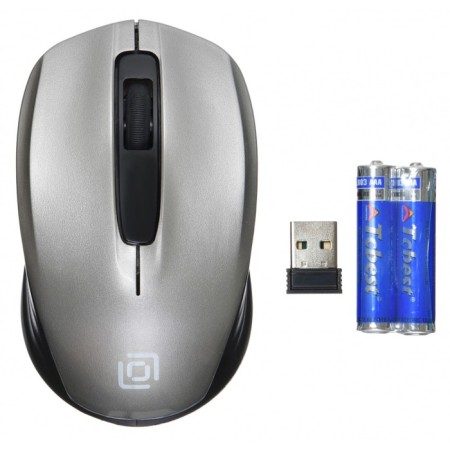 Mouse call 475MW Black/Gray optical (1000dpi) Wireless USB for laptop (3but)-5
