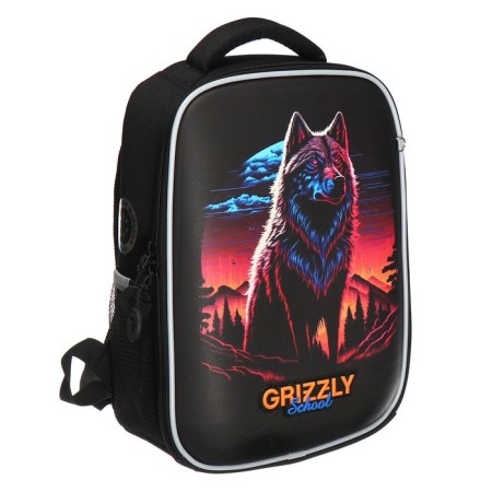 Frame saturation, 37 x 26 x 16 cm, Grizzly, LED backlight with a bearing, black-1