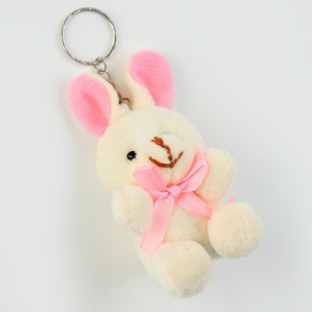 Soft toy "Rabbit" on the suspension, 7 cm, color mix-1