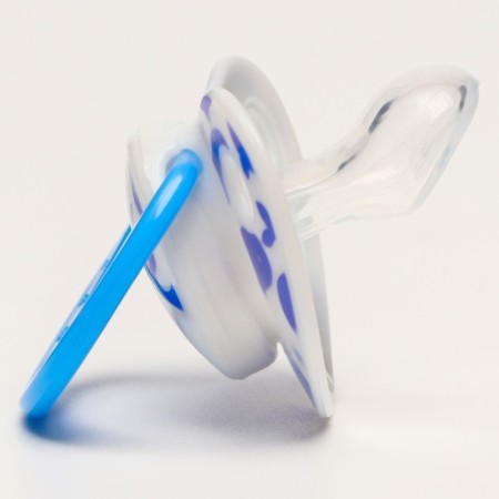 Orthodontic dummy nipple, silicone, from 0 months, with a cap, "kit"-5