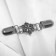 Cardigan clamp "Flowering", color black silver