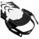 Flashes for snorkeling and diving Onlytop, with an open heel, p. 37-41, black/white color