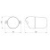 Luminaire bath era NBB 01-60-002, E27, 60W, 158x116x85 mm, IP65