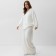 Women's costume (sweatshirt and trousers) KAFTAN PLUSHY p. 52-54, white