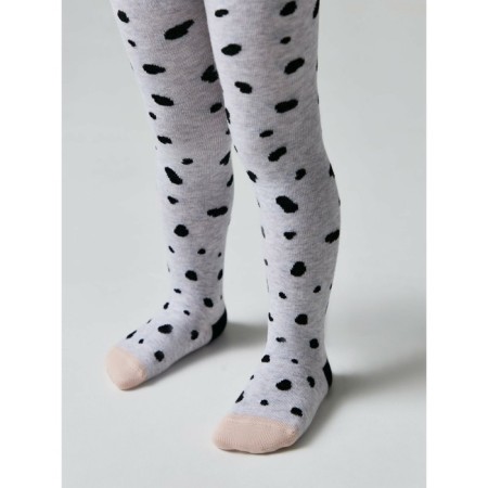 Pantyhose baby cotton Conte kids tip-top, height 80-86 cm, color light gray-1
