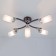 Ceiling chandelier Citilux "Fortune" CL156152, 47x36x35 cm, 5x75W, e27, brown color