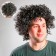 Carnival wig "volume", head cover 56-58, 120 g, black color
