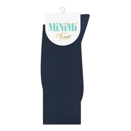 Women's socks Minimi Fresh with a high elastic band, size 35-38, color BLU