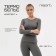 Women's thermal Bellard, Set: longshilv, leggings, size XL, gray