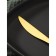 Stainless steel knife Magistro "Osska Basis", length 23 cm, gold color