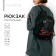 Backpack School Textile Aesthetic, 27x10x23 cm
