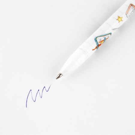 Set: a double notebook with tasks and the pen "excellent study"-12