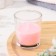 Aromatic candle in glass 5x6cm, rose