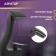 Zein Z3809 sink mixer, designer, single -leaf, pour height 14 cm, black