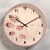 Wall clock "field flowers", smooth move, d = 30.5 cm
