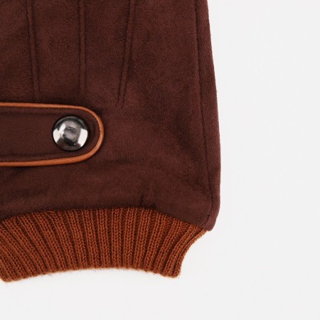 Gloves are male, dimensionless, with insulation, brown color-1