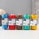 Thread twisted pp 3PR d = 1.1mm (100, beige, yellow, green, red, syn. Ts4 "set 5 pcs)