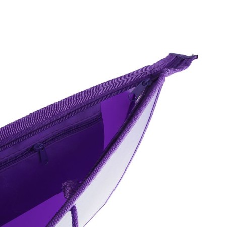 Folder for drawings and drawings A3, 420 x 343 x 50 mm, 0.9 mm, with handles, plastic, lightning from above, inside pocket, "standard" PR 3 -8, lilac-1