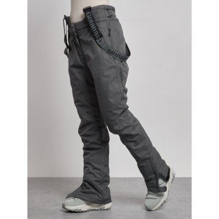 Semi -combinezone ski insulated female winter, size 44, color gray color-9