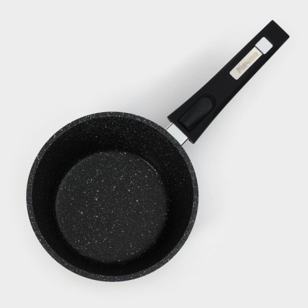 Black Black bucket Induction Pro, 1.7l, glass cover, removable handle, black color-2