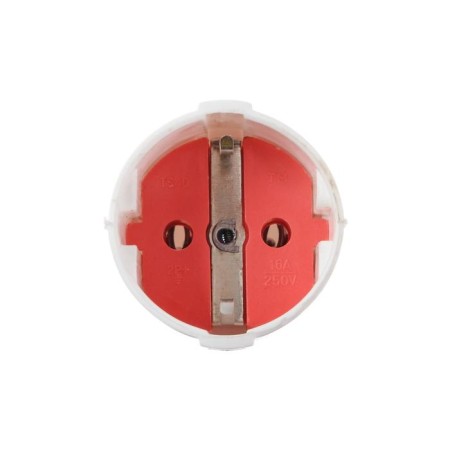 Portable socket, 10a, with salary, 220 V, white, retail packaging-2