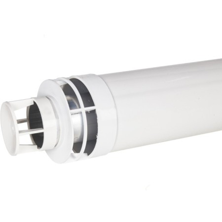 The chimney element Rommer RCA-6010-210900 Standard, D = 60/100 mm, L = 900 mm, clamp, sleeve-3