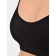 Female top on thin straps in the rubber Mirey Top V-Cutout Spala Stretta, size 44-46, black color