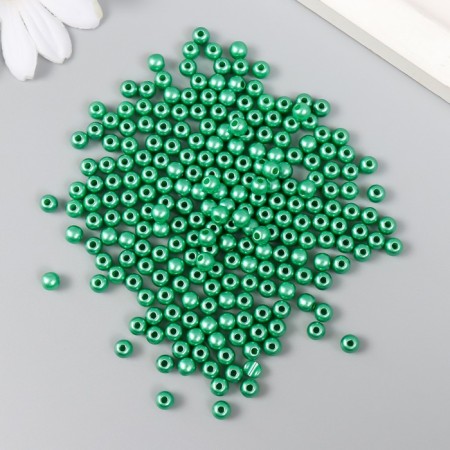 Set of beads "needlework" plastic, diameter 5 mm, 25 g, jade-1