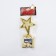 Cup Award Figure: Golden Dad star gold, plastic, 16.5 x 6.3 cm.