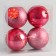 Set of balls plastic D-10 cm, 4 pcs "Chara of Magic" Red Red